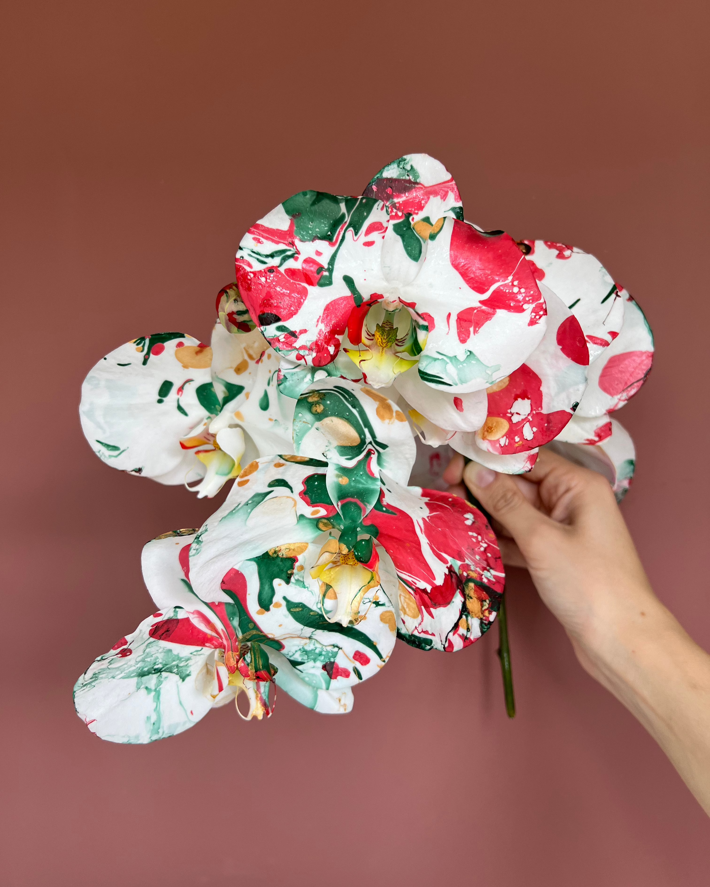 Candy Cane Glitch Bouquet